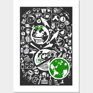 symbolize International Zero Waste Day Posters and Art